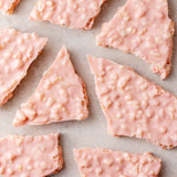 White Strawberry Crunch Bark 100g