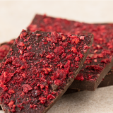 Dark Chocolate + Raspberry Bark 100g
