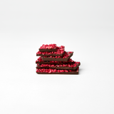 Dark Chocolate + Raspberry Bark 100g