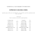 Espresso Caramel 100g