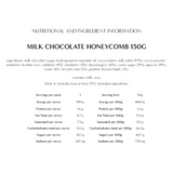 Milk Choc Honeycomb 150g