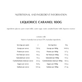 Caramel - Liquorice 100g
